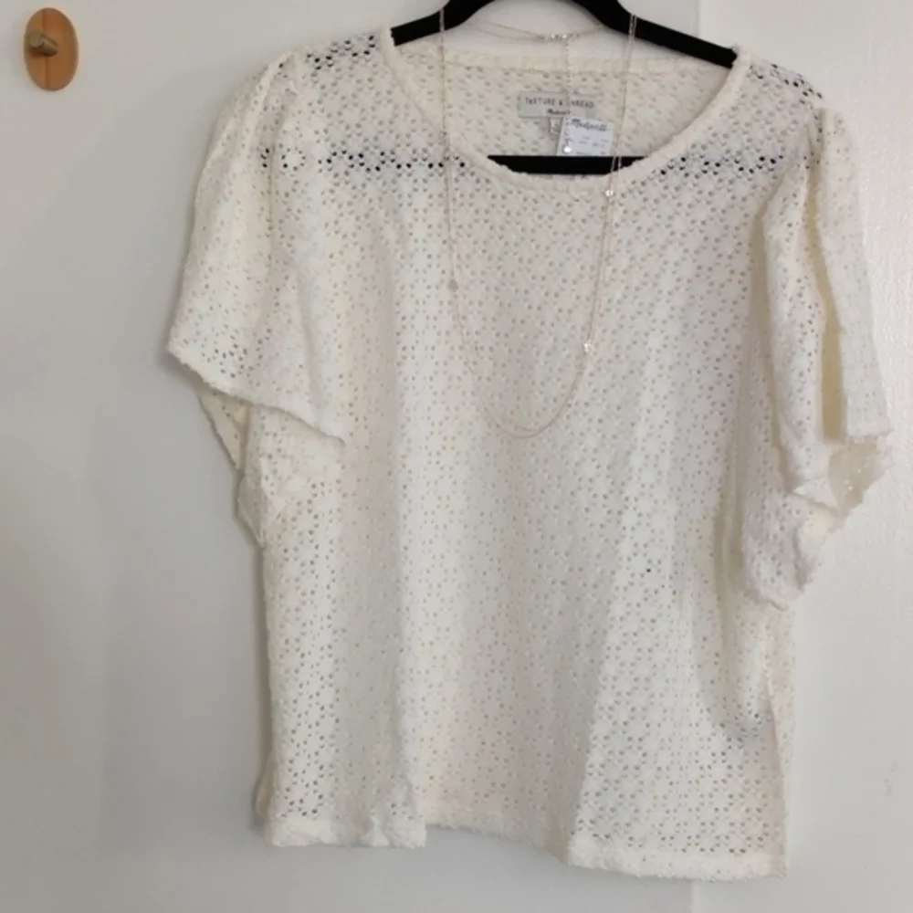 Bundle Madewell top & LC Long chain Necklace sale - Picture 1 of 4